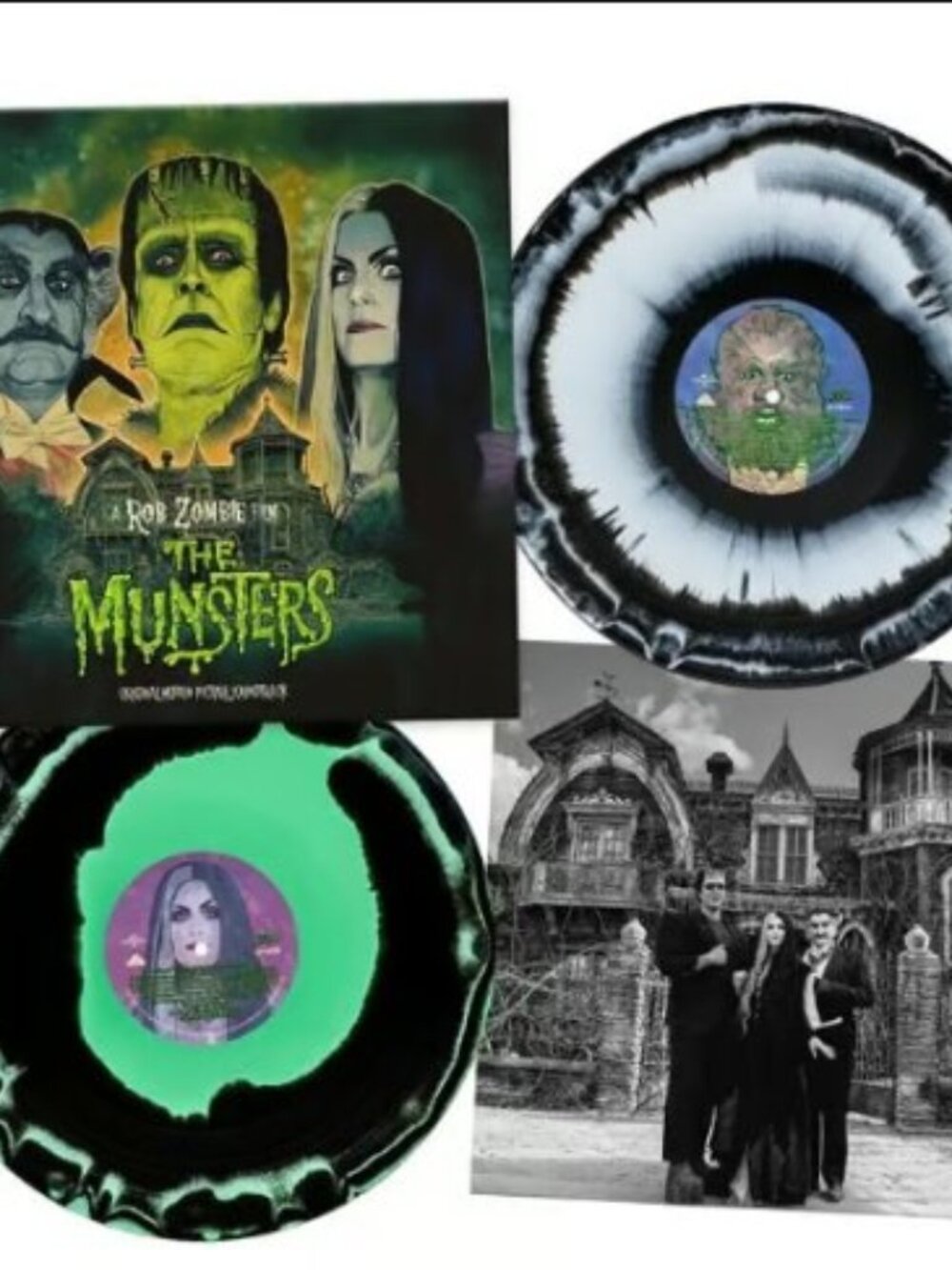 Rob Zombie The Munsters Soundtrack 2-LP ~ Ltd Ed 180g Color + Art Print ~Sealed!